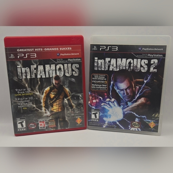 inFAMOUS & inFAMOUS 2 PS3 Game Bundle - Picture 1 of 16